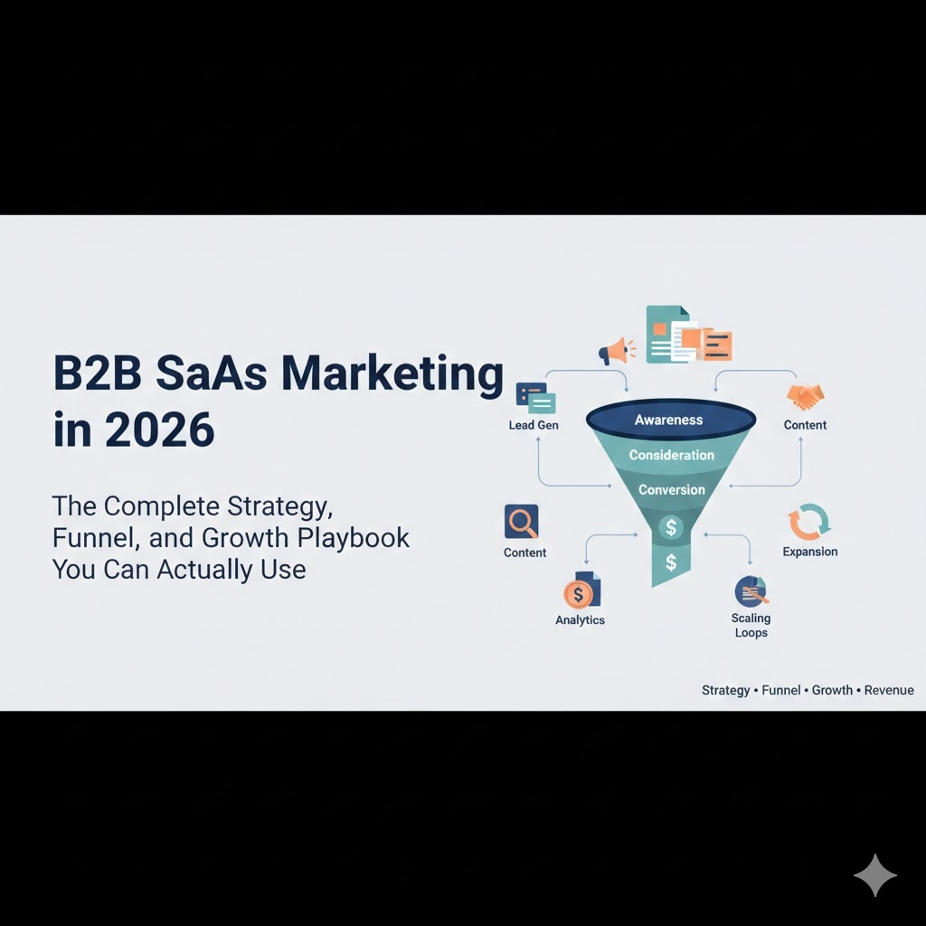 B2B SaaS Marketing in 2026: The Complete Strategy, Funnel, and Growth Playbook You Can Actually Use